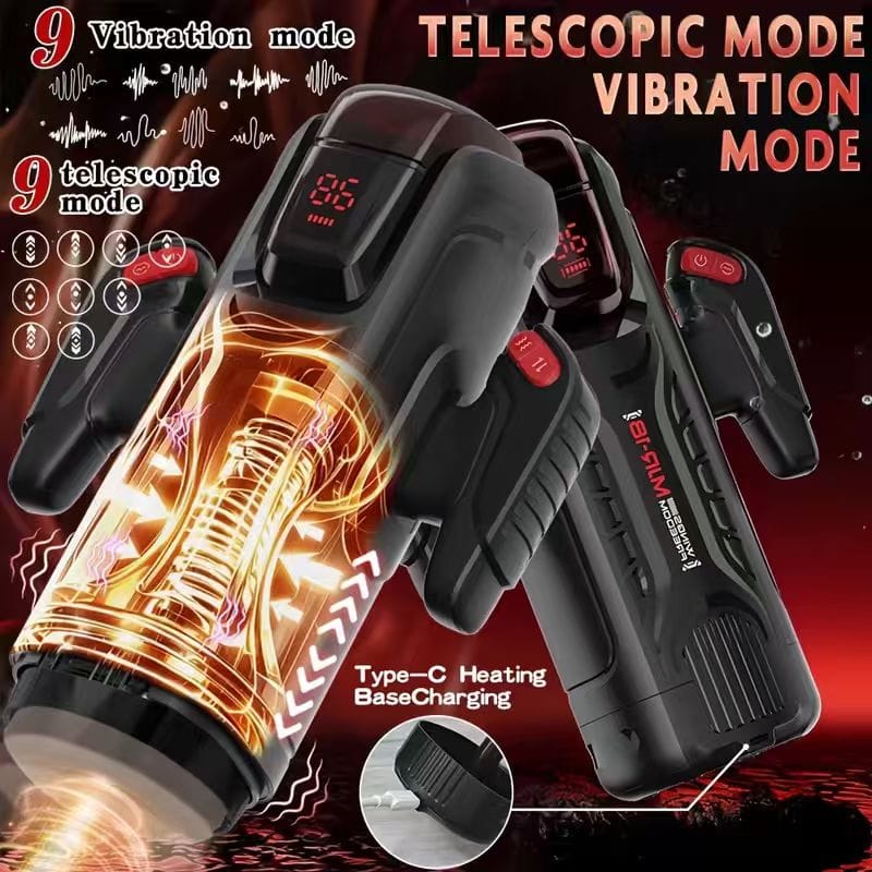 Night God Fully Automatic Gaming-Handle Telescopic Male Masturbation
