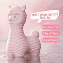 LOVETIDE XiMieMie Cute Alpaca Dual-Play Clitoral Suction & Vibrating Wand Set - Lurevibe
