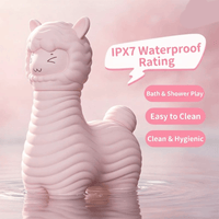 LOVETIDE XiMieMie Cute Alpaca Dual-Play Clitoral Suction & Vibrating Wand Set - Lurevibe