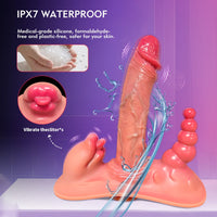 Sit and Ride Thrusting Realistic Dildo Vibrator