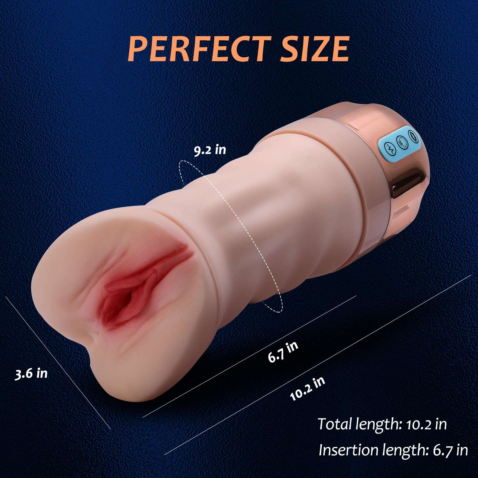 Lurevibe -  Oral Sucking Vibration Male Masturbation Cup