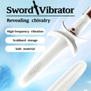 Sword - shaped Vibrating Clitoral G Spot Stimulator