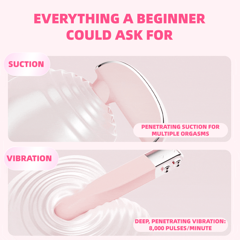 Musical Instrument Shape Discreet 2-in-1 Clitoral Suction Vibrator - Lurevibe