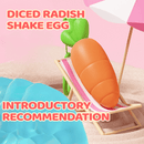 Diced Radish Strong Shock Mute Vibrator