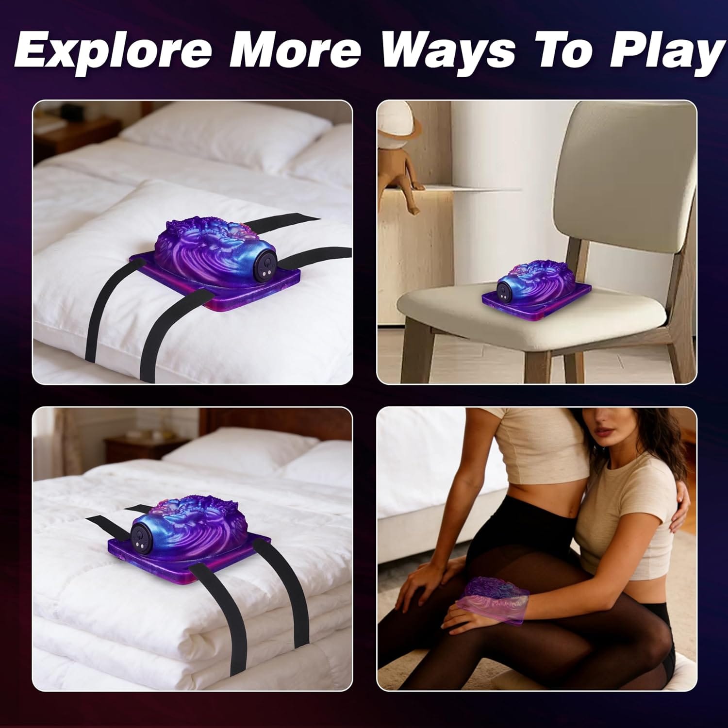 Strap On Monster Riding Vibrator Clit Stimulator - Lurevibe