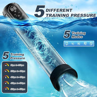 5 Suction 5 Pressure Penis Pump Male Sex Stroker - Lurevibe