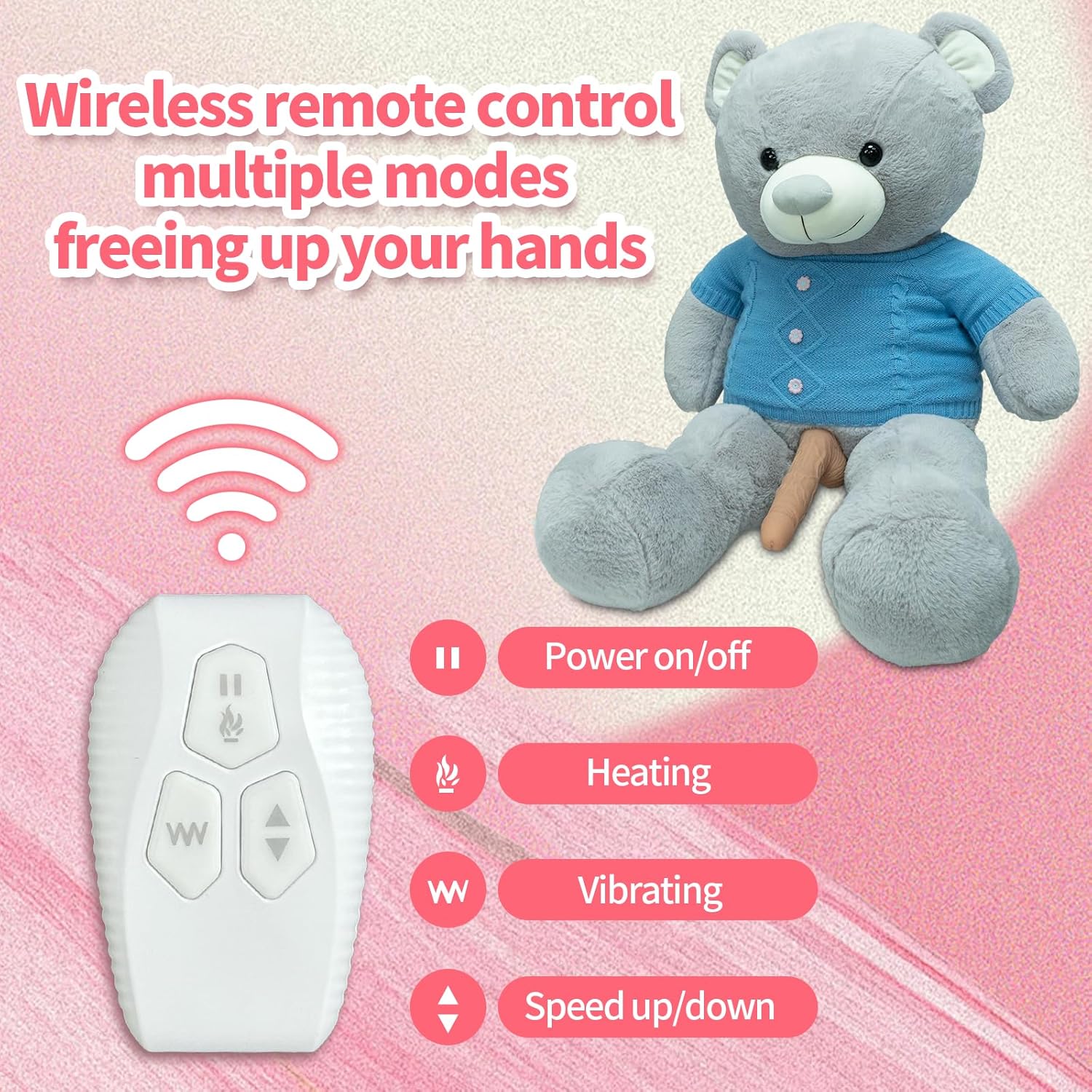 Teddy Bear Type Plush Sex Machine - Lurevibe