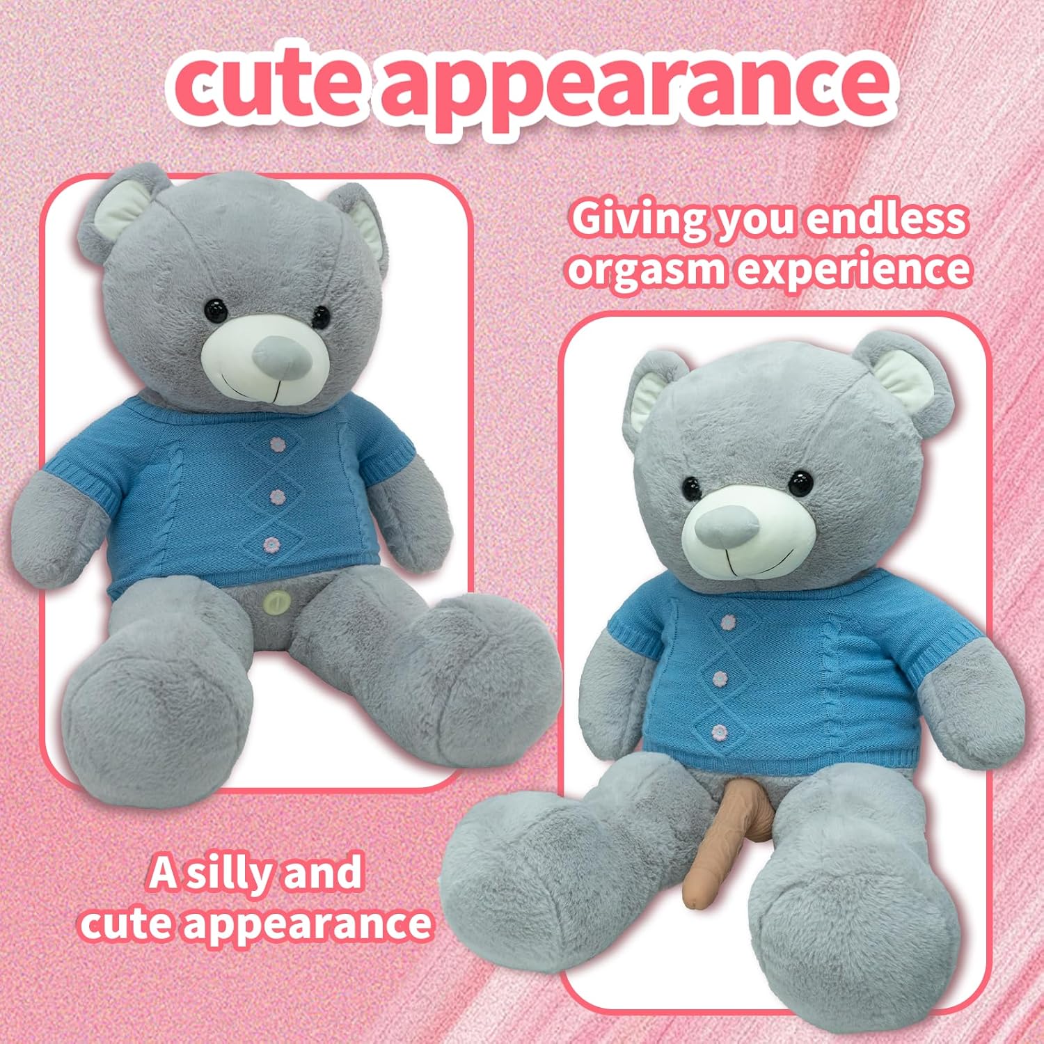 Teddy Bear Type Plush Sex Machine - Lurevibe