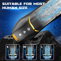Auto 5 Sucking 10 Vibrating Male Masturbator Sex Toy - Lurevibe