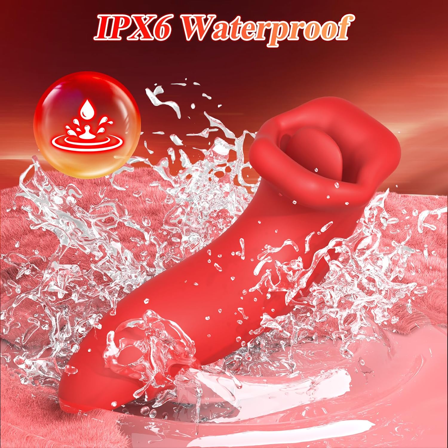 Rose Muncher - handheld Clitoral Vibrator for Oral Sex Pleasure - Lurevibe