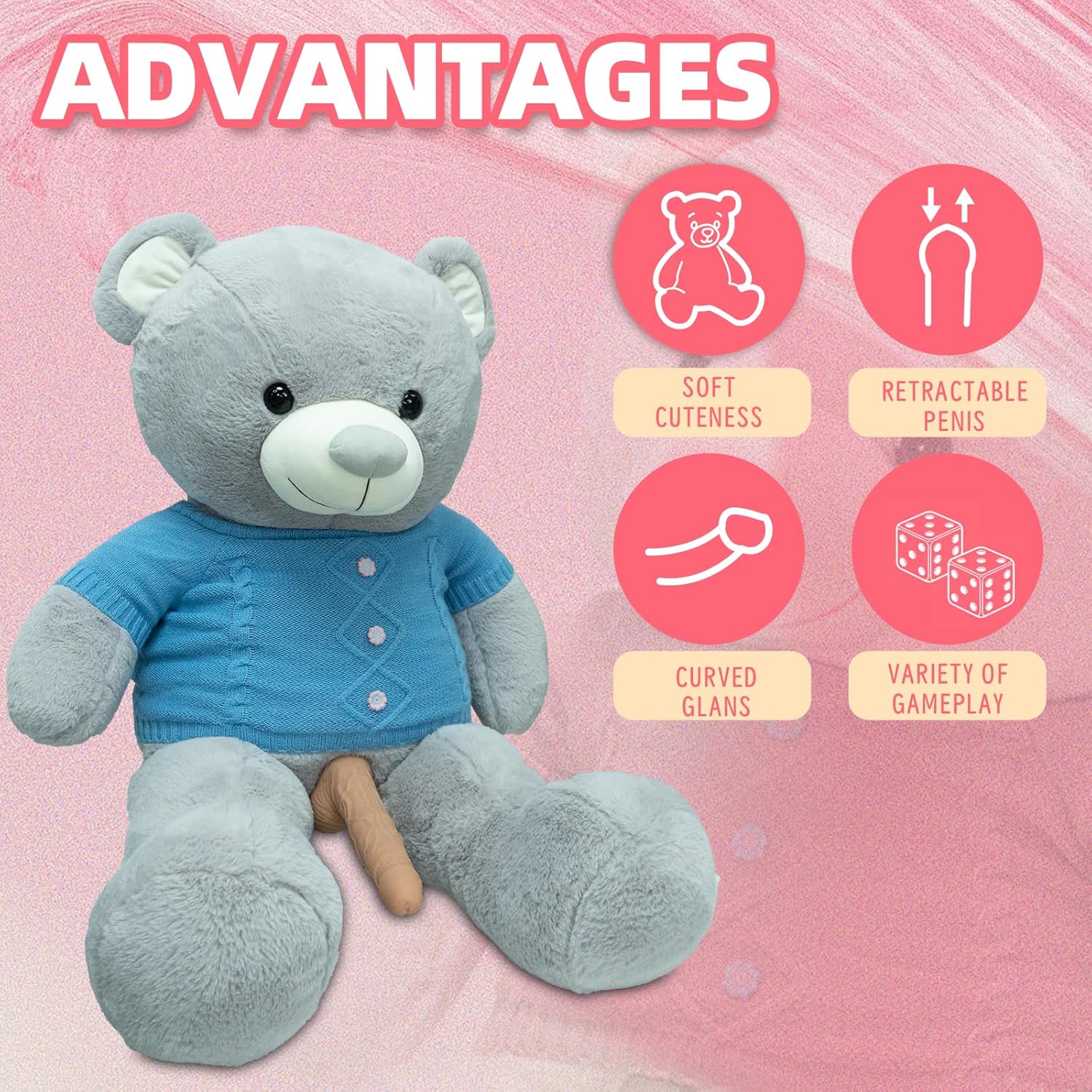 Teddy Bear Type Plush Sex Machine - Lurevibe
