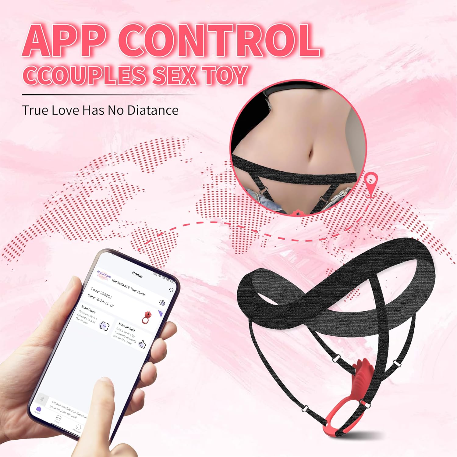 Wearable Panty Vibrator Vibrating Penis Ring Clitoral Stimulator with 9 Vibration Modes - Lurevibe