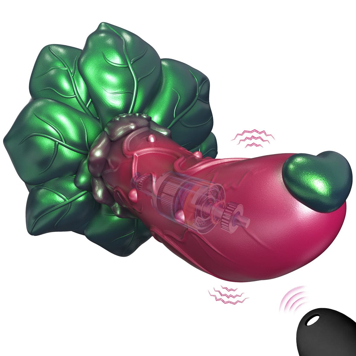AIMITEX Rose Silicone Dildo Anal Plug Alien Cute Penis - Lurevibe
