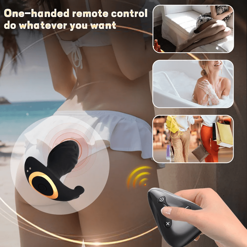 Male Prostate Massager Telescopic Vibration Anal Masturbator Anal Plug - Lurevibe