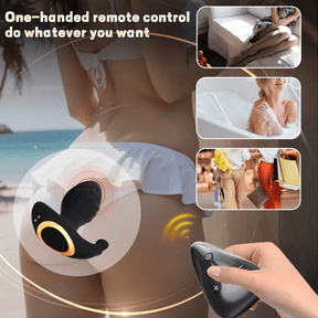 Male Prostate Massager Telescopic Vibration Anal Masturbator Anal Plug - Lurevibe