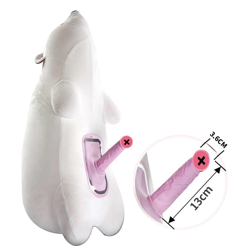 Polar Bear Pillow dildo machine Remote Control And  Charging Cable Accessories - Lurevibe