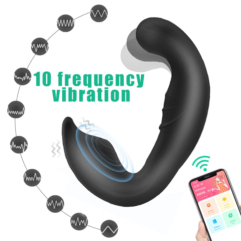 Prostate Massager App Remote Mobile Phone Remote Control Vestibular Artifact Strong Shock Button - Lurevibe