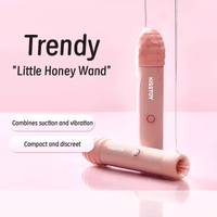 KISSTOY Honey Stick Dual-End Suction & Vibration Mini Wand