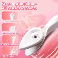 ScentWave 5 Suction 5 Vibration Clitoral Stimulation Vibrator - Lurevibe
