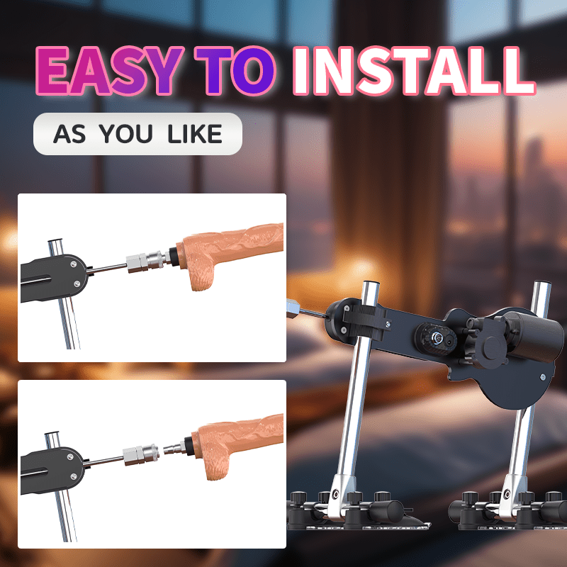 ZSEX Upgraded 523 Auto Thrusting Sex Machine Masturbation With Dildo - Lurevibe