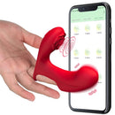 Rose Finger Vibrator Double Vibration Clitoral G Spot Stimulator APP Control - Lurevibe