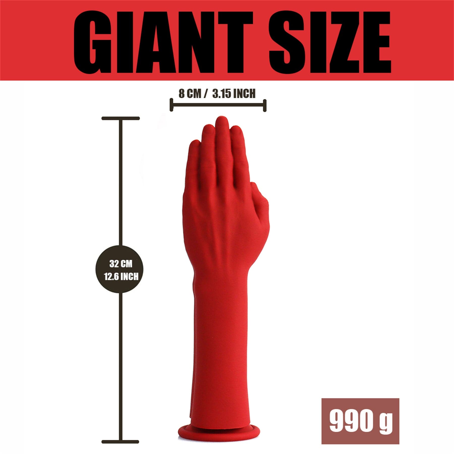 AIMITEX Giant Penis Liquid Silicone Dildo Butt Plug SM Sex Toy - Lurevibe