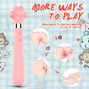 Cute Cat Paw 7 Flapping Clitoral G Spot Vibrator - Lurevibe