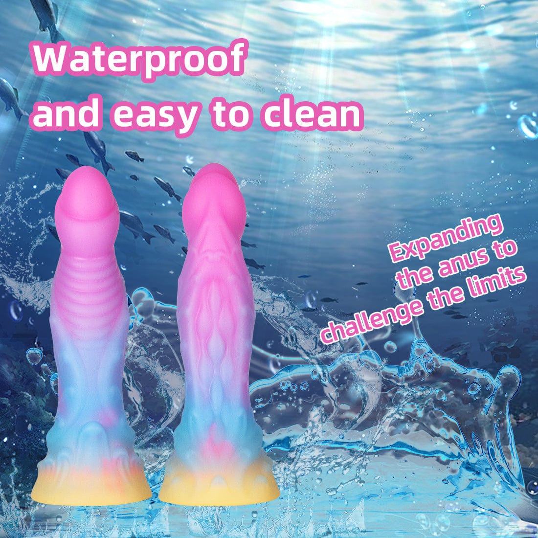 6.4 Inches Super Soft Luminous Fantasy Dildo - Lurevibe