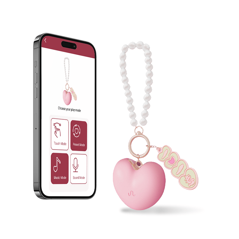 Kleiner Anhänger mit APP-Steuerung, Mini-Klitoris-Vibrator 