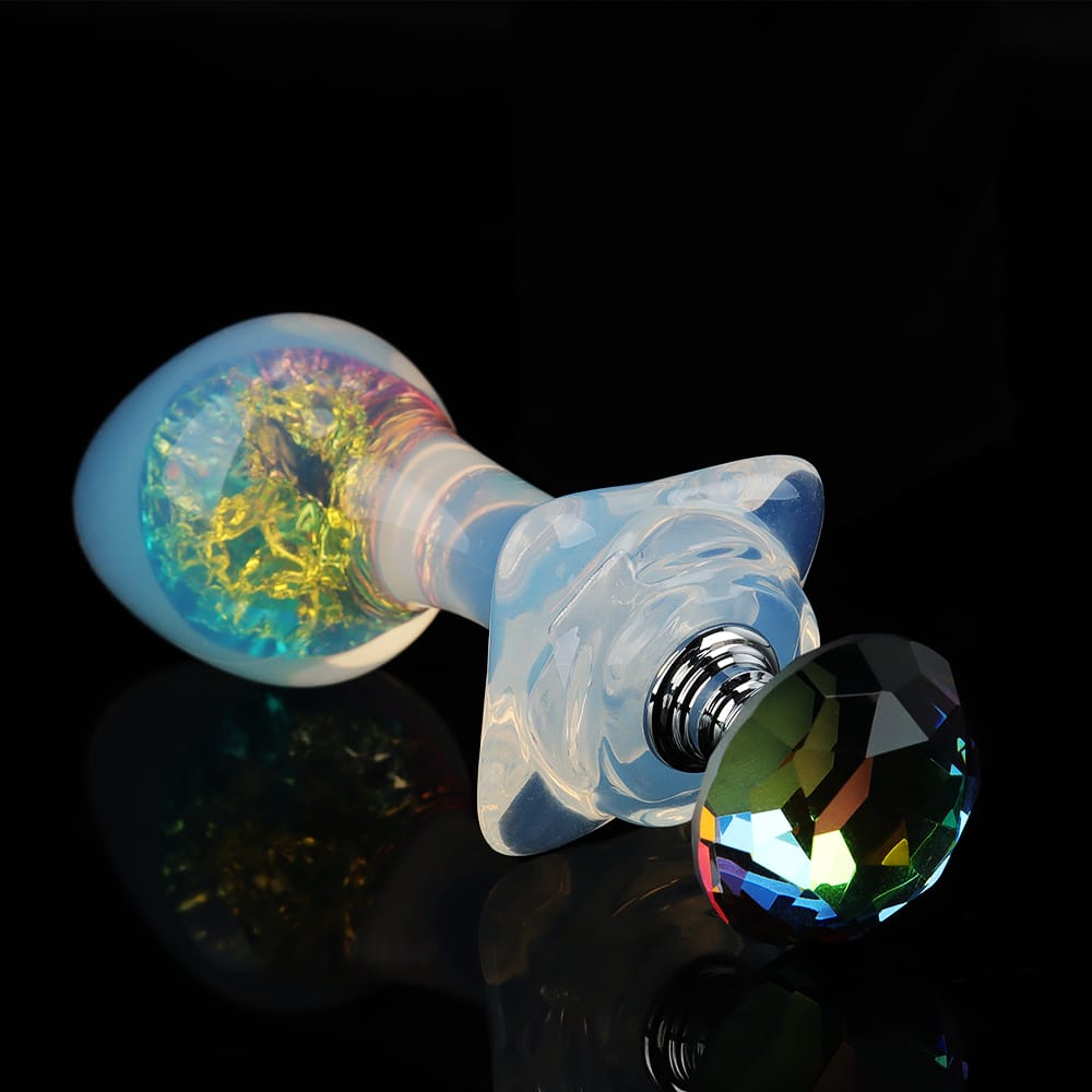 Aurora Crystal Anal Plugs - 6 Styles & Component Options - Lurevibe