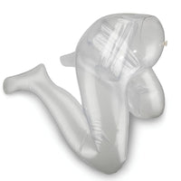 PVC Inflatable Female Half-body Toroso Transparent Model - Lurevibe