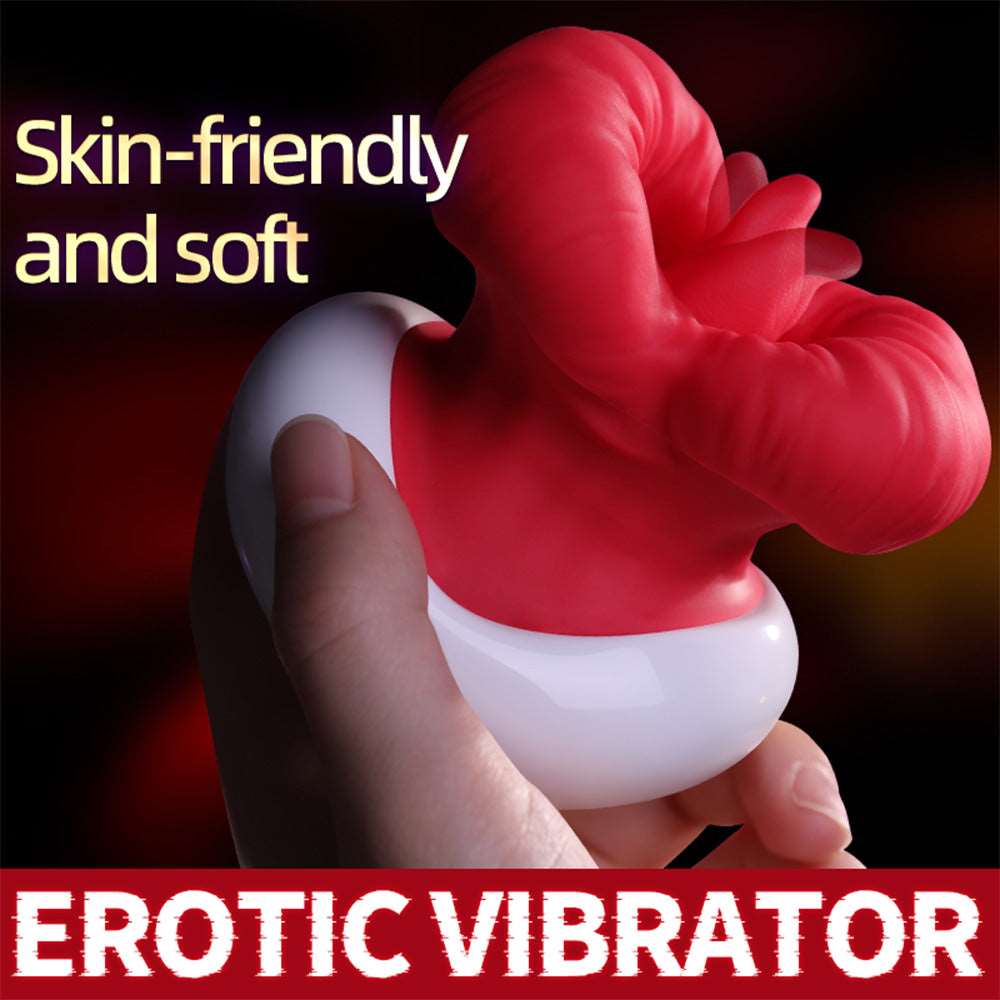 Lurevibe - Big Mouth Upgraded Tongue Licking Vibrator for Women with 8 Vibrating Tongue Licking Modes - Lurevibe