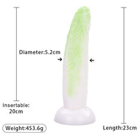 Vegetable Shaped Silicone Dildo Anal Plug - Lurevibe