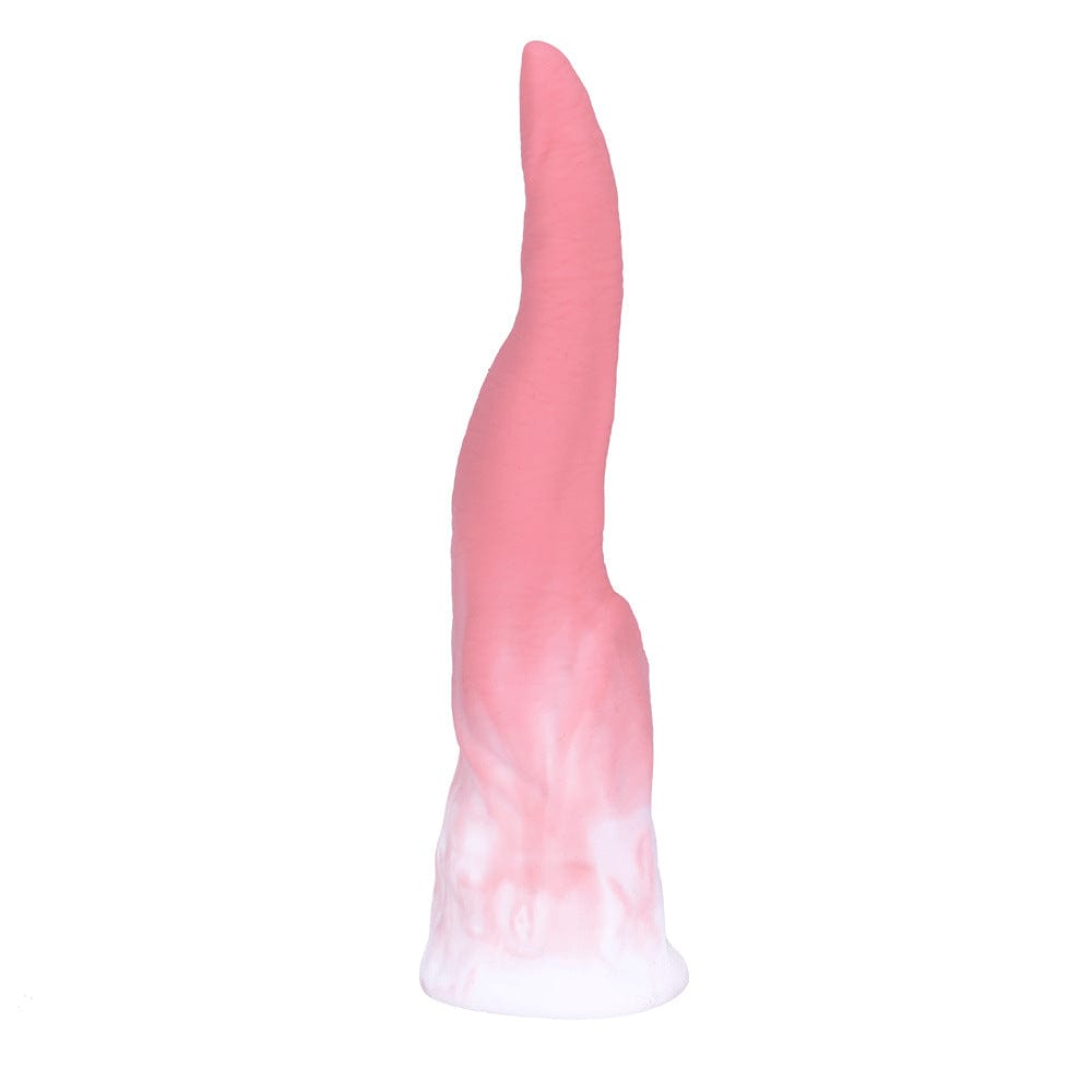 Gradual Pink 7.68 Inch Monster's Tongue Silicone Dildo - Lurevibe