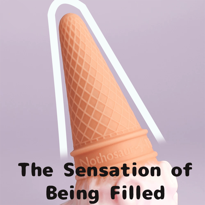"Melted" Ice Cream Waffle Cone Fantasy Anal Dildo & Plug - Lurevibe