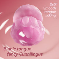 Luminous Jellyfish 360°rotating Tongue Licking G-spot Clitoral Stimulation Vibrator - Lurevibe