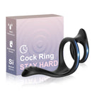 Dual Enhancement Penis Ring With Prostate Massager - Lurevibe