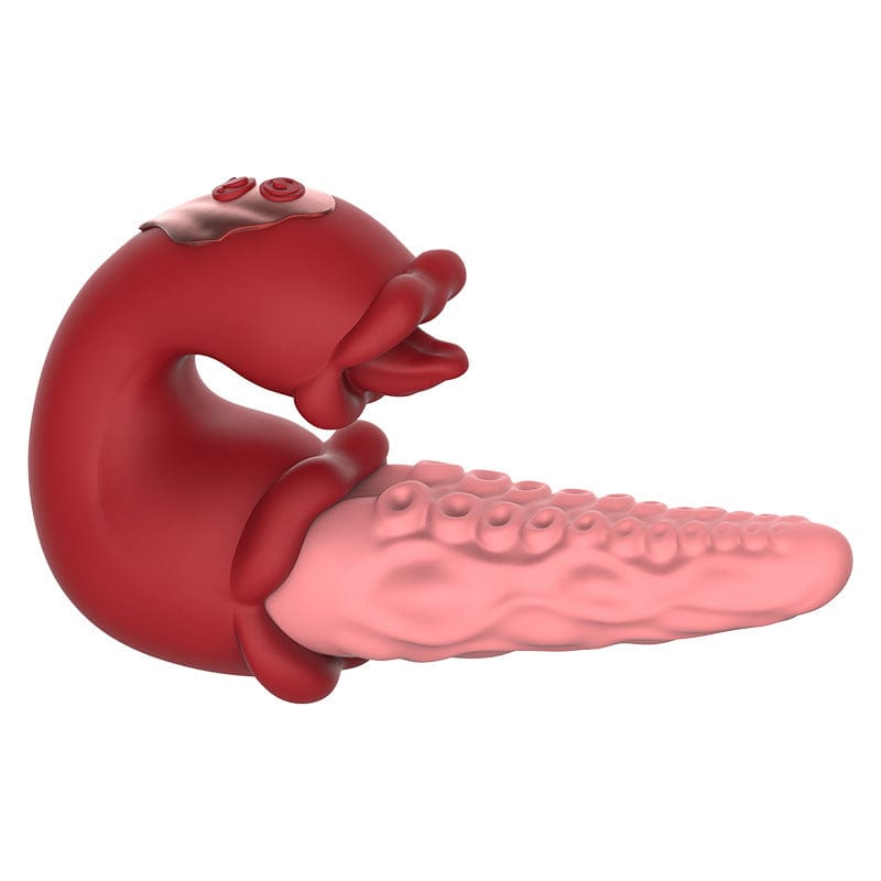 3 in 1 Rose Muncher Octopus Tentacle Swinging G-spot Vibrator - Lurevibe