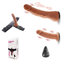 Yeain Wearable Double-headed Thrusting Dildo Vibrator For LGBT - Lurevibe