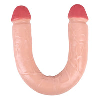 Double-Ended Soft Silicone Simulated Anus Masturbation Dildo - Lurevibe