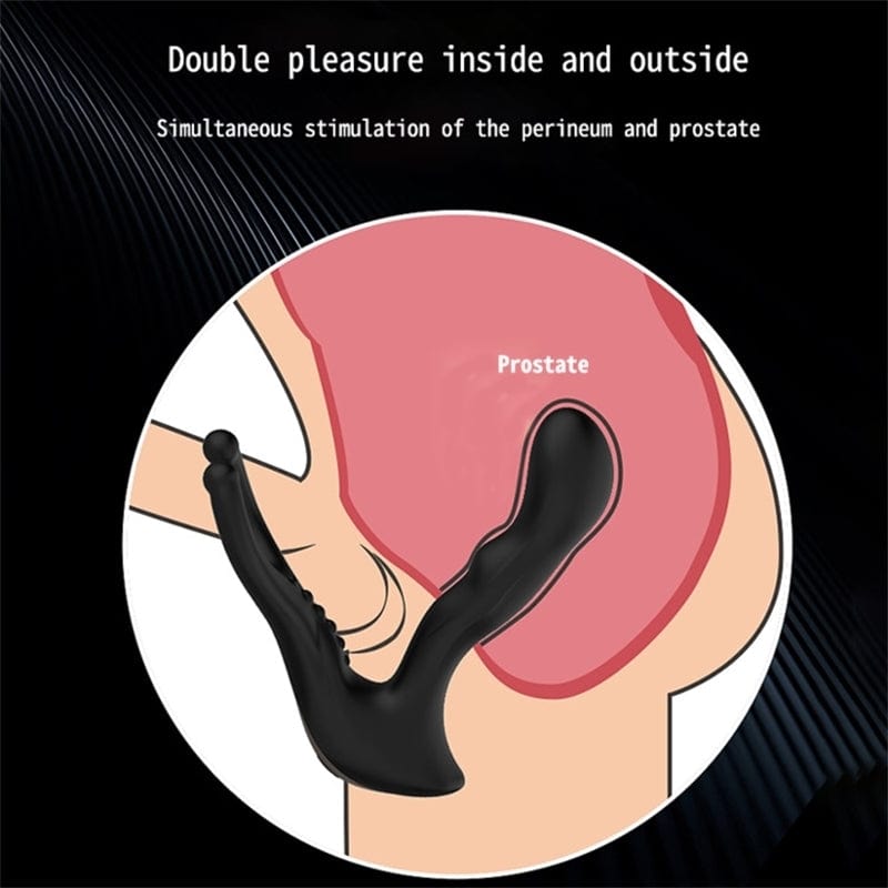 Massager Rotating Anal Vibrator Male Masturbator Butt Plug Vibrators - Lurevibe