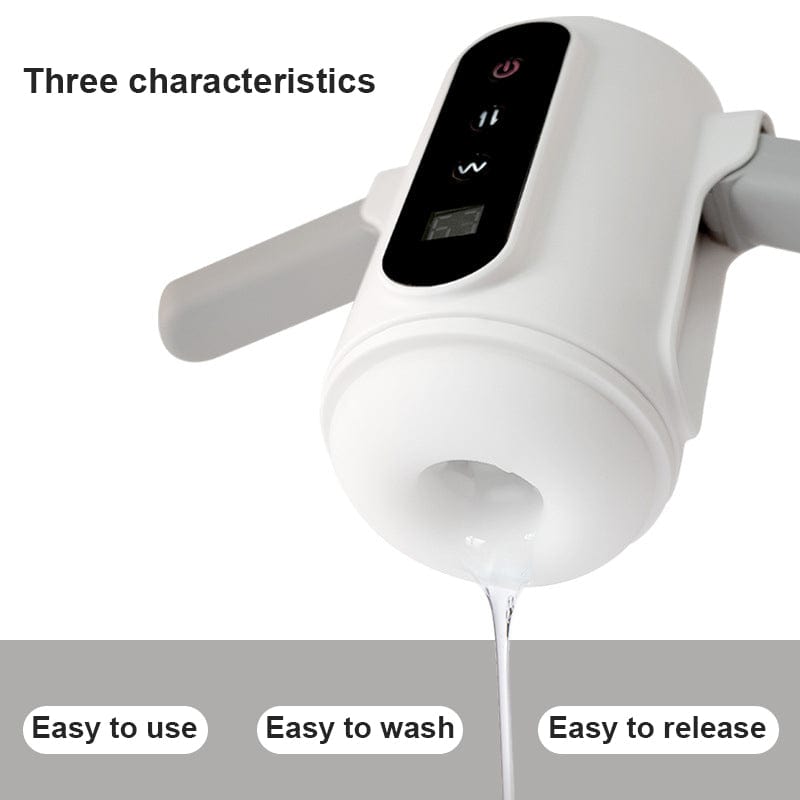 Lurevibe - Automatic Male Masturbator for Man: Game Cup Pulse - Telescopic Vibration - Lurevibe