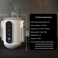 Lurevibe - Automatic Male Masturbator for Man: Game Cup Pulse - Telescopic Vibration - Lurevibe