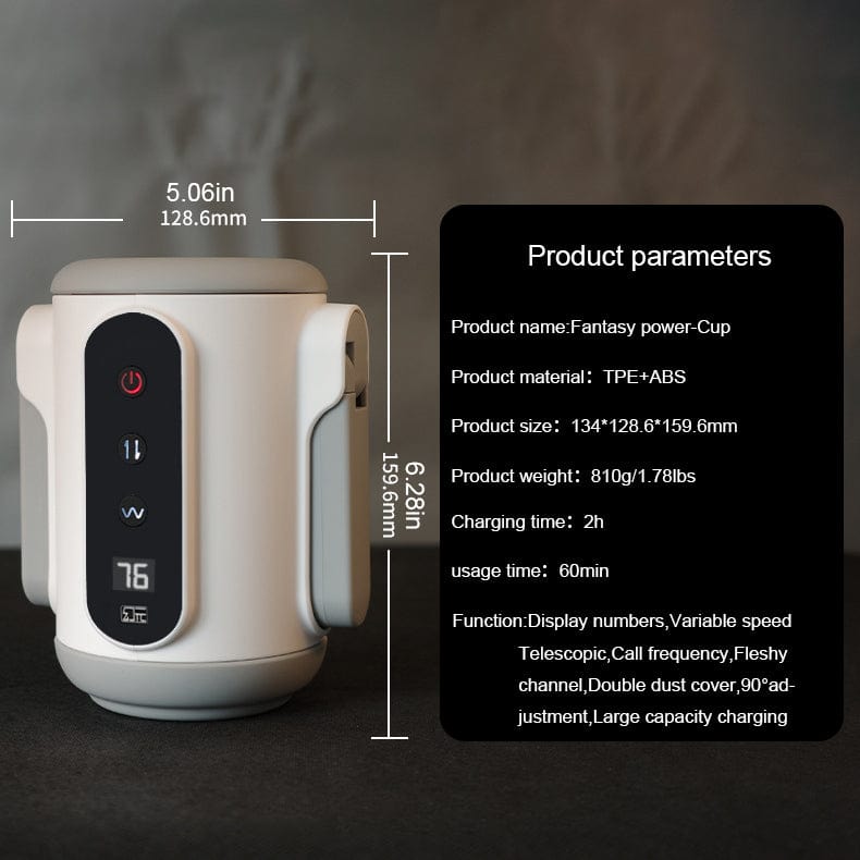 Lurevibe - Automatic Male Masturbator for Man: Game Cup Pulse - Telescopic Vibration - Lurevibe