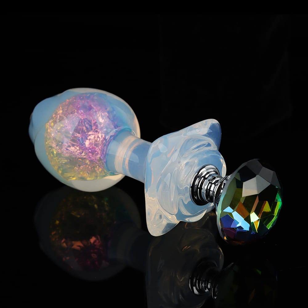Aurora Crystal Anal Plugs - 6 Styles & Component Options - Lurevibe