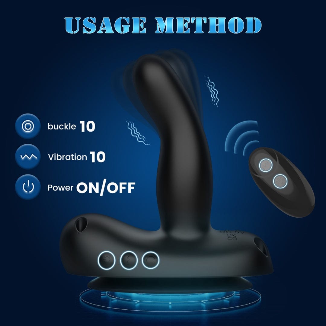 Mini Saddle G Spot Prostate Vibrator With Suction Cup & Panty - Lurevibe