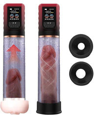 3 In 1 Penis Enlarger Extender Pump Male Masturbator - Lurevibe