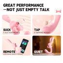Wanwan Bunny Sucking & Flapping G-spot Rabbit Vibrator