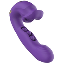Rose Muncher Clitoris Biting Rolling Ball G Spot Vibrator - Lurevibe