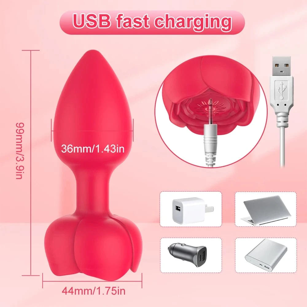 Remote Control Anal Plug Vibrating Male Masturbation Device - Lurevibe